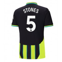 Manchester City John Stones #5 Vonkajší futbalový dres 2024-25 Krátky Rukáv